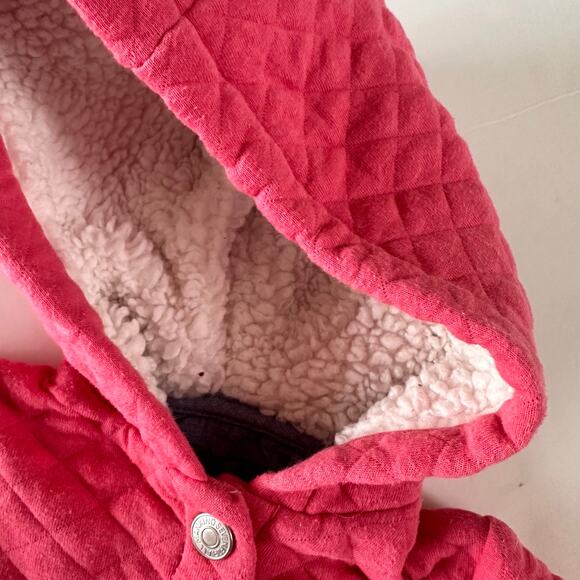 7 For All Mankind Pink Quilted Bunting - 3/6 Months - Picture 3 of 4